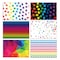 Better Office Products All Occasion Greeting Cards & Envs, 4in. x 6in. 6 Bright Shape Designs, Blank Inside, 100PK 64574 - alternate 1